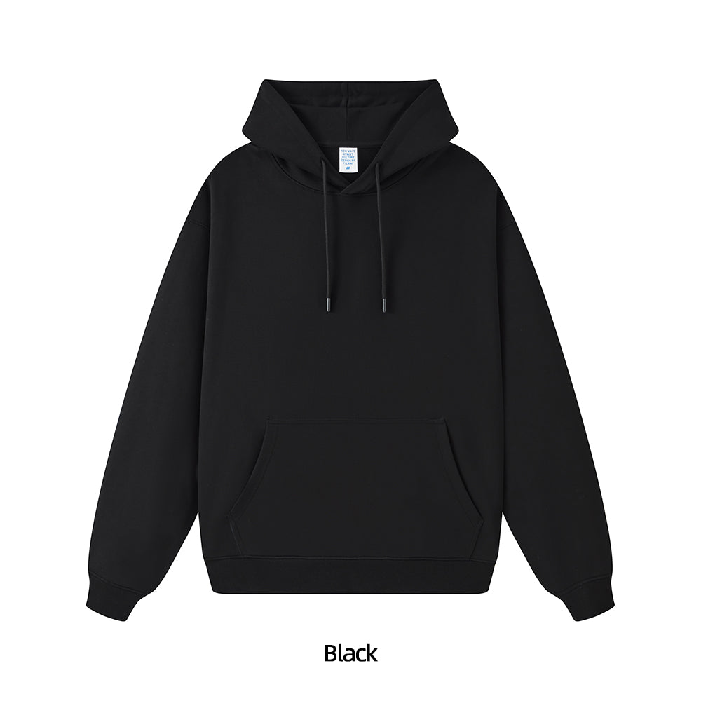 Plain Pullover Hoodie - Solid Colors