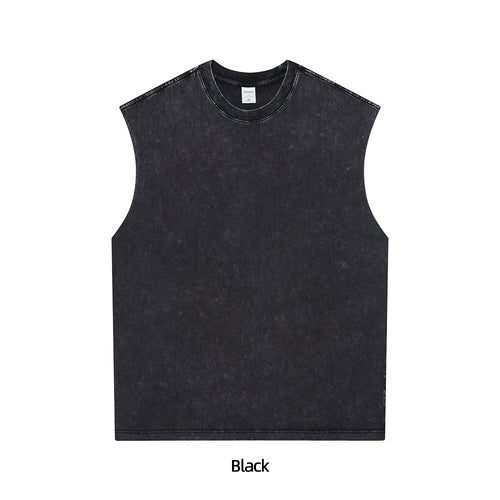 Sunfaded Crew Neck Tank Top – Exclusive Vintage Colorways