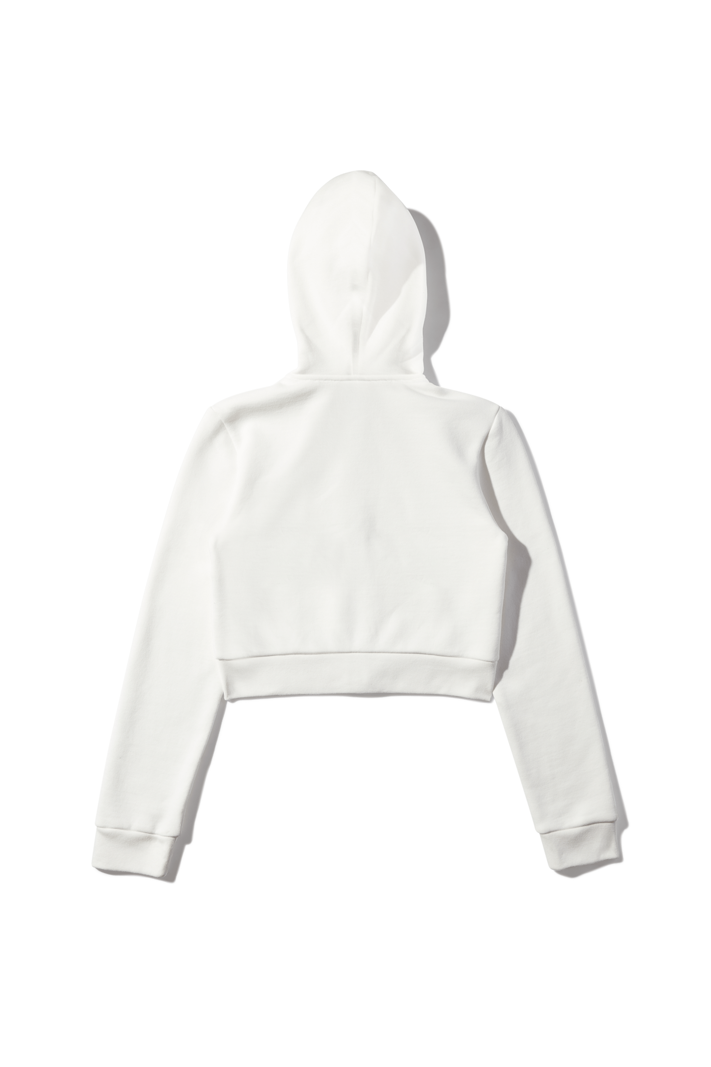 Cropped Full Zip Body Bag Hoodie