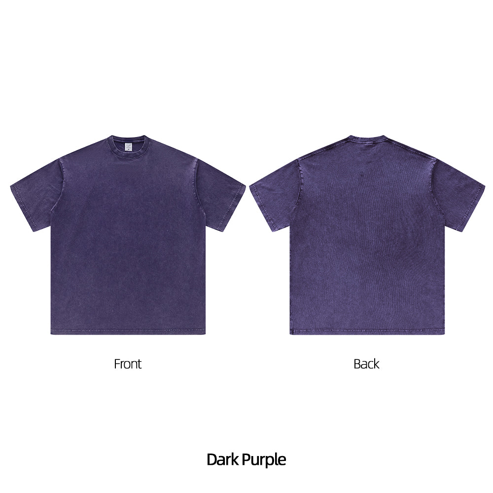 Sunfaded Crew Neck Tee – Exclusive Vintage Colorways | Customizable