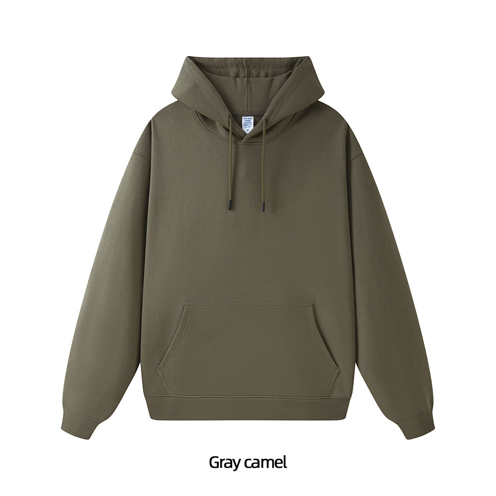 Plain Pullover Hoodie - Solid Colors