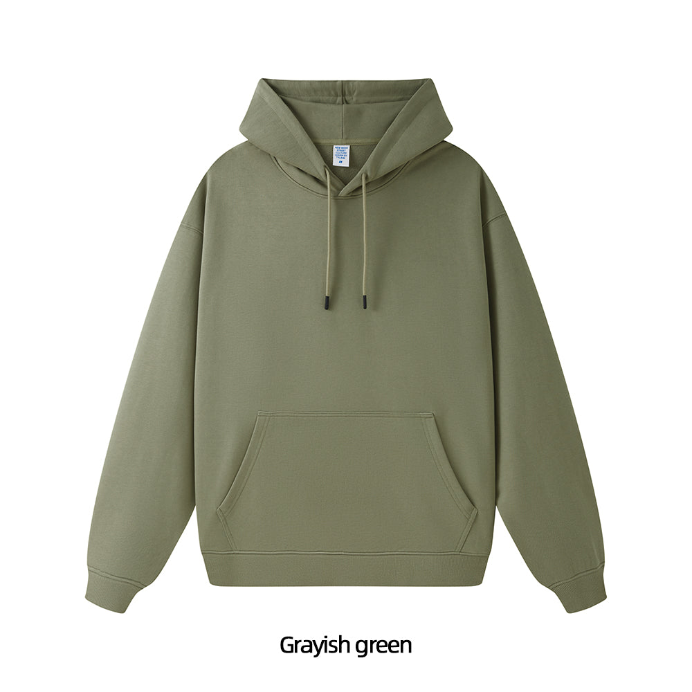 Plain Pullover Hoodie - Solid Colors