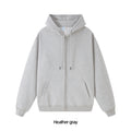 Fleece Lined Zip Up Hoodie - Solid Colors