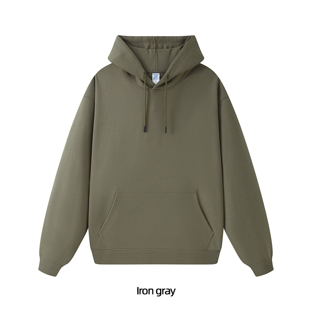 Plain Pullover Hoodie - Solid Colors