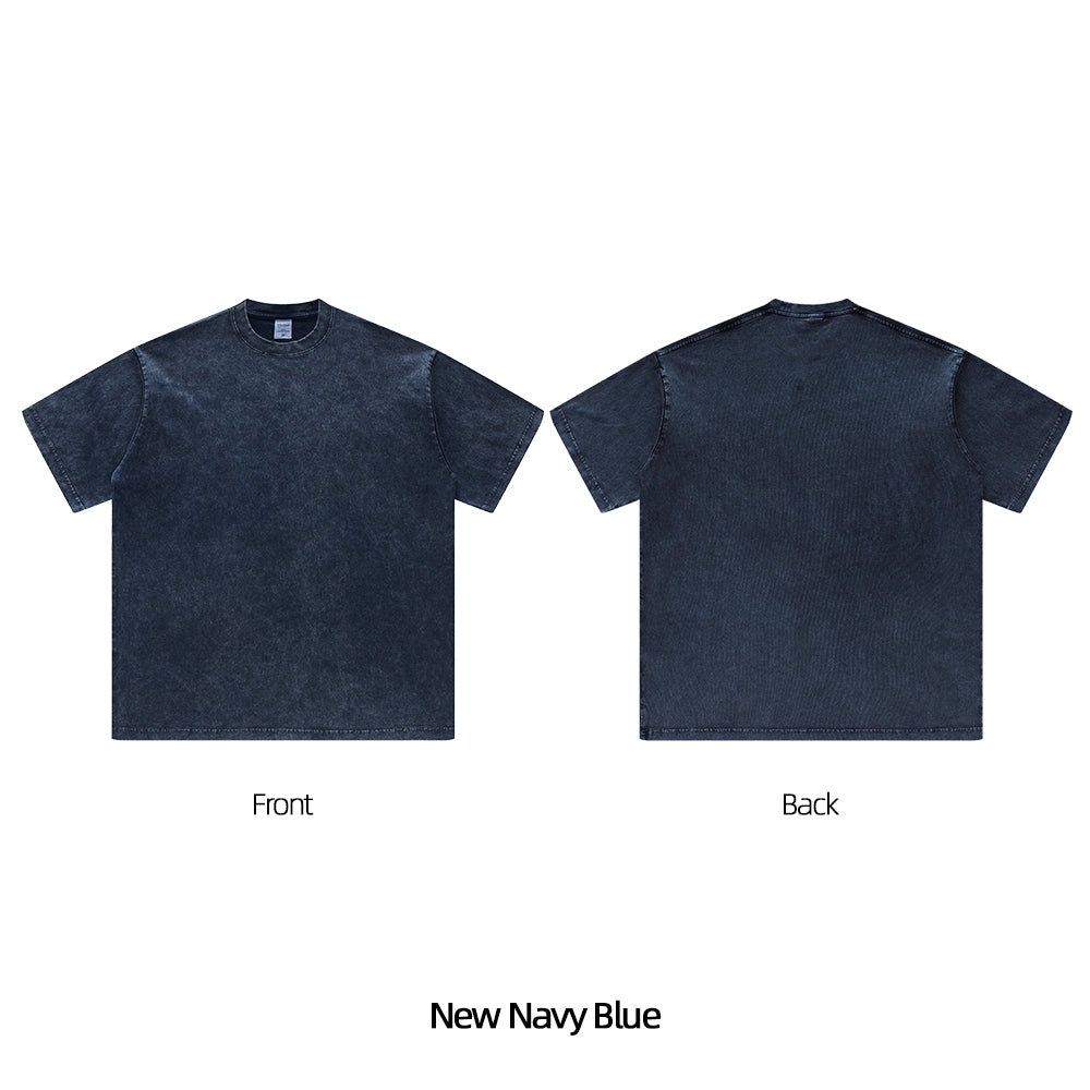 Sunfaded Crew Neck Tee – Exclusive Vintage Colorways | Customizable