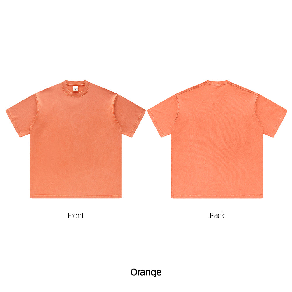 Sunfaded Crew Neck Tee – Exclusive Vintage Colorways | Customizable