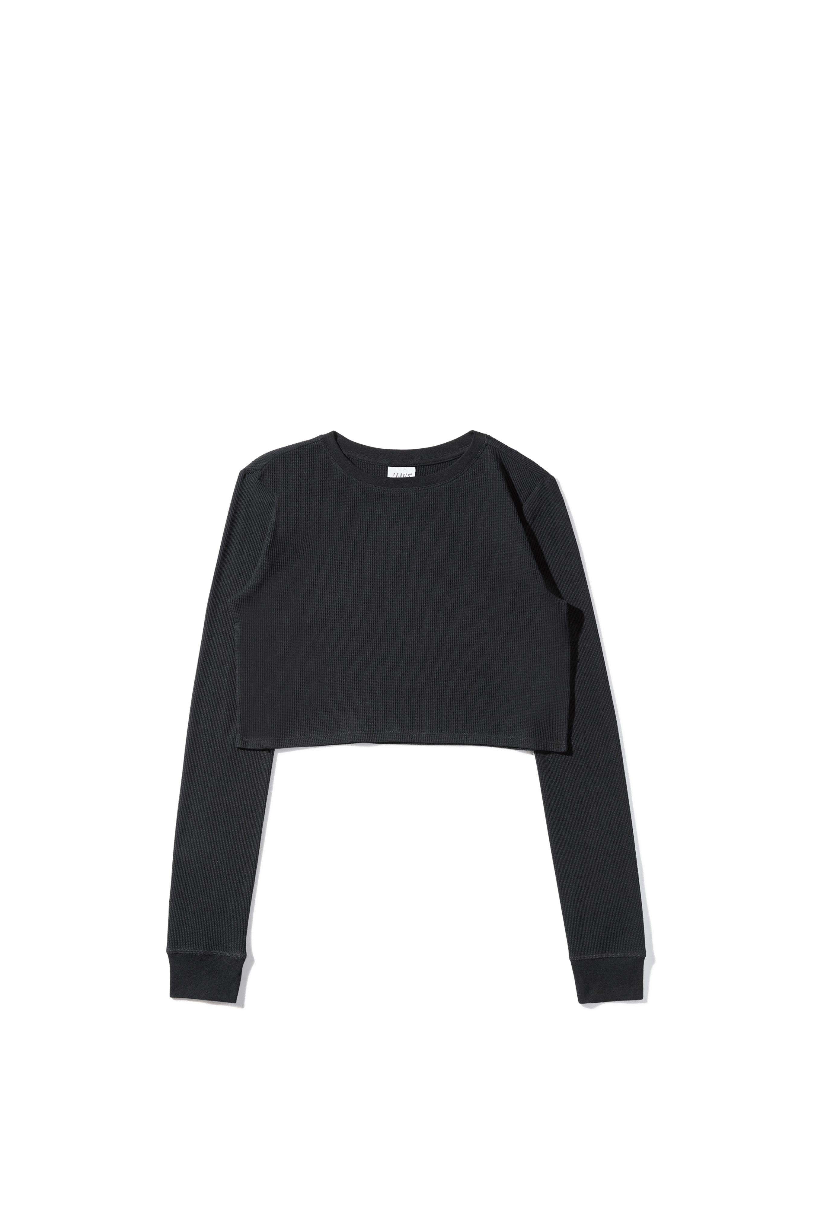 Cropped Thermal Longsleeve Tee