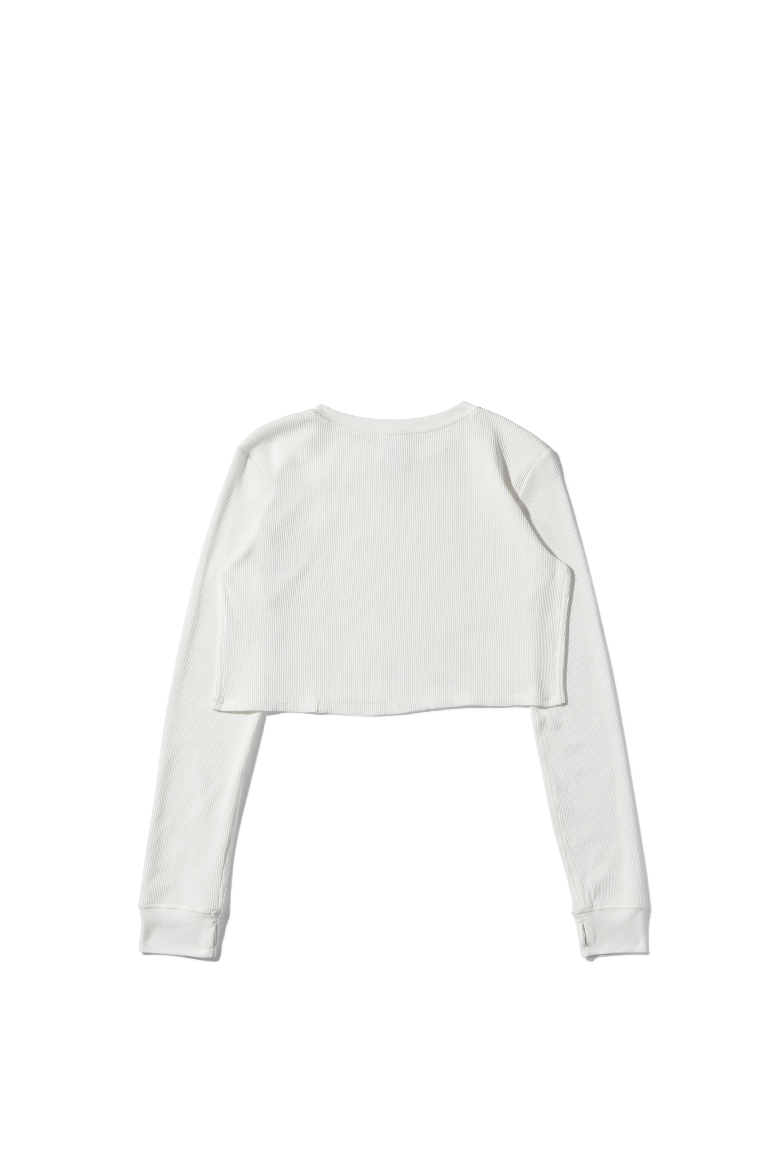 Cropped Thermal Longsleeve Tee